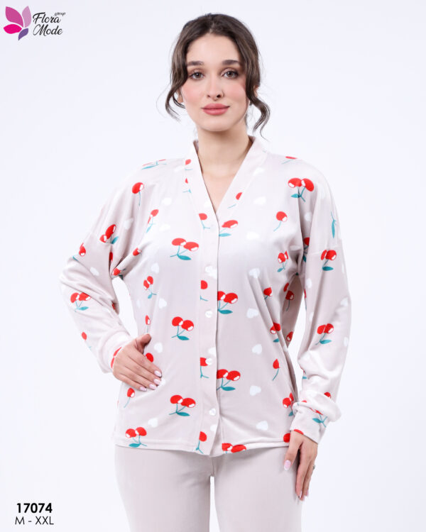 2 Pieces button for women 17074