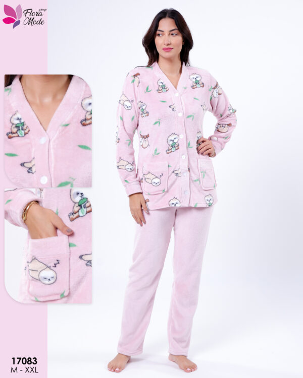 2 Pieces button for women 17083