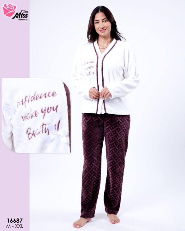 2-Pieces button for women 16687