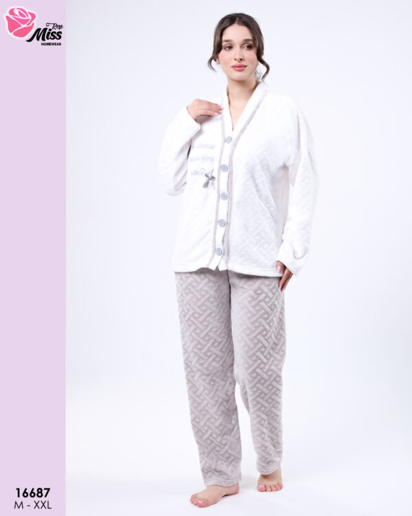 2-Pieces button for women 16687