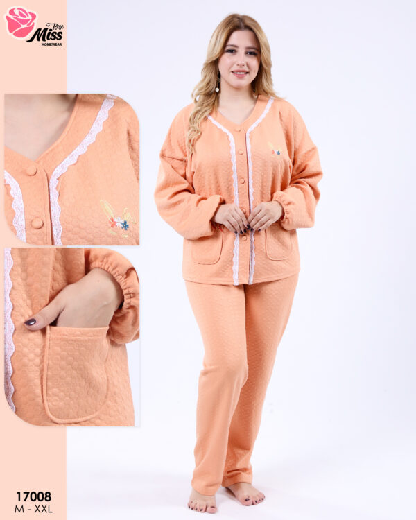 2-Pieces button for women 17008