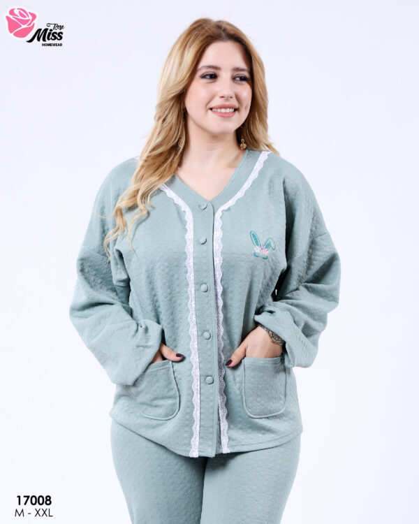 2-Pieces button for women 17008