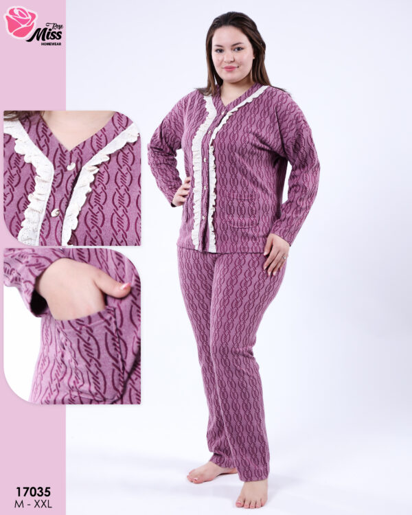 2-Pieces button for women 17035