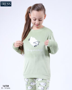 2-Piece Homewear Set for Girls 16724