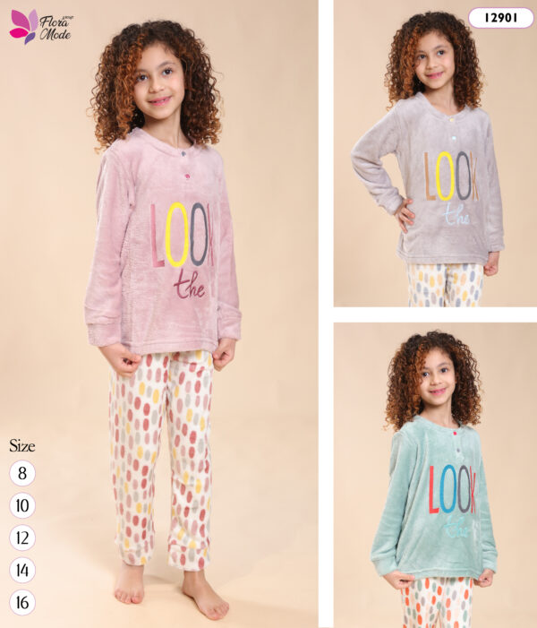 FM 12901 c 2-Piece Homewear Set for Girls 12901