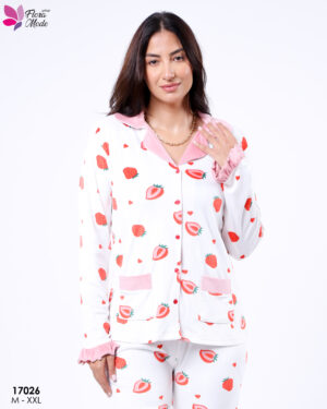 FM 17026 b 2-Pieces button for women 17026