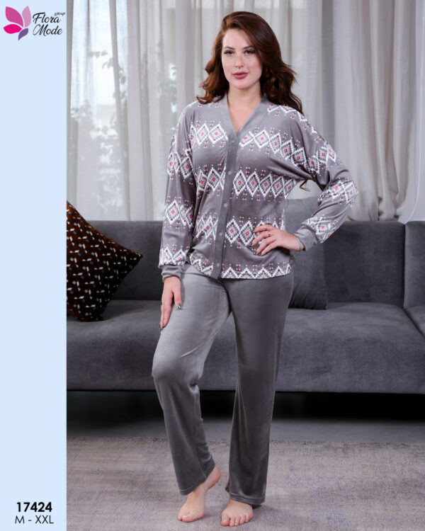 2-Pieces button for women 17424