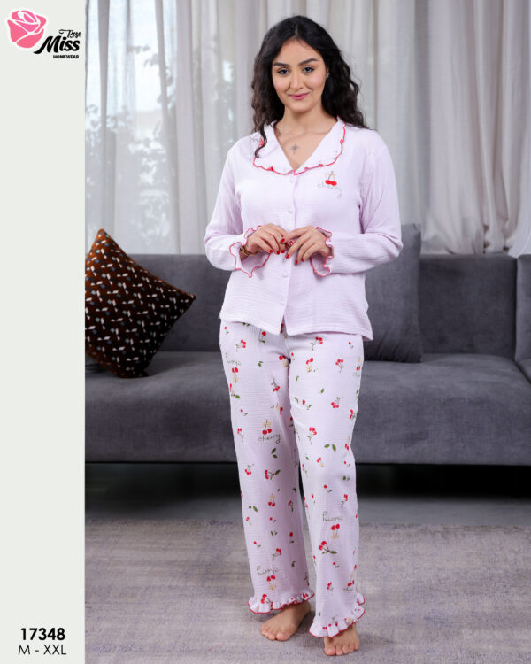 2-Pieces button for women 17348