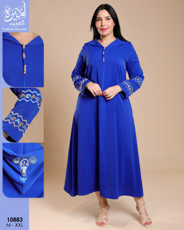 Women's Moroccan Jellaba – Elegant Longwear 10883