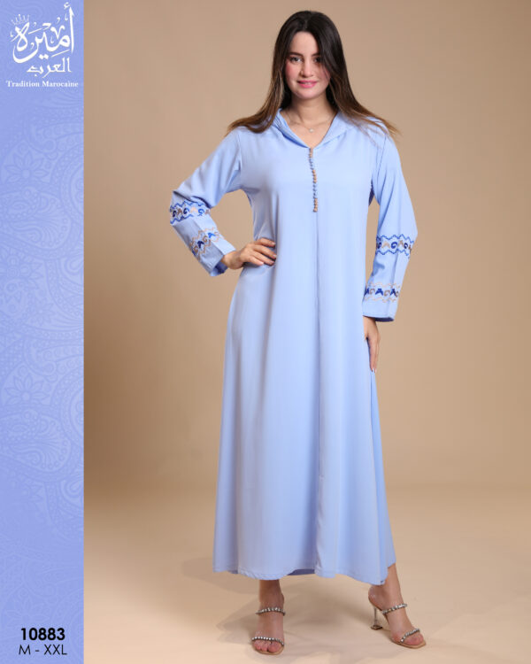 Women's Moroccan Jellaba – Elegant Longwear 10883