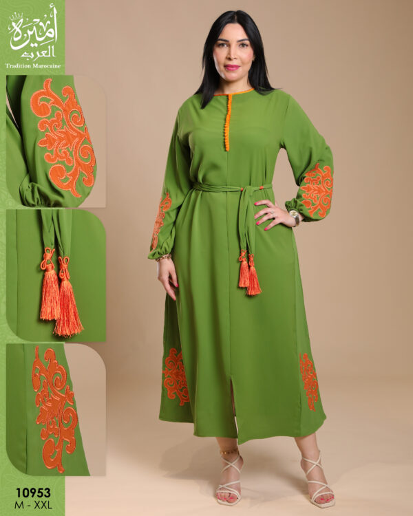 Amira 10953 a Women's Moroccan Jellaba – Elegant Longwear 10953