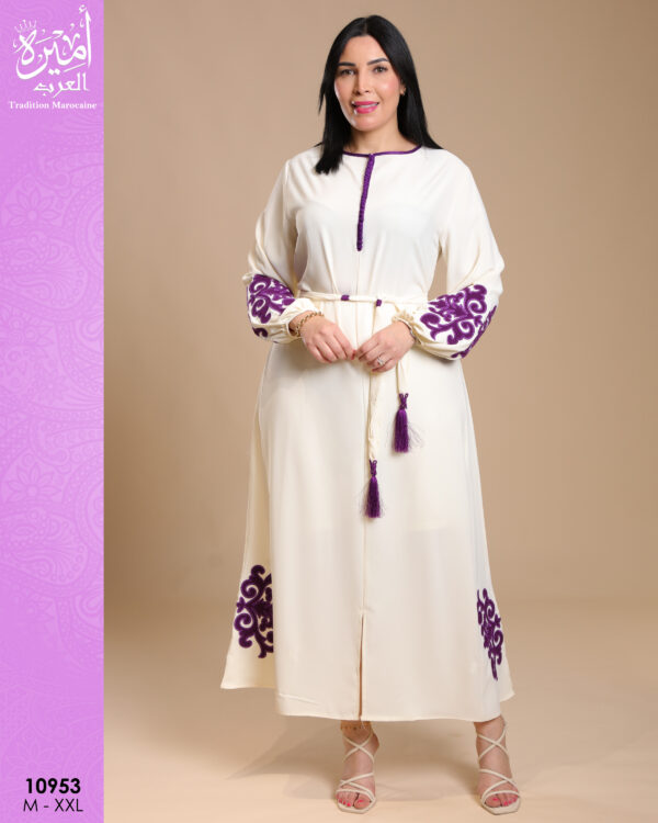 Amira 10953 c Women's Moroccan Jellaba – Elegant Longwear 10953