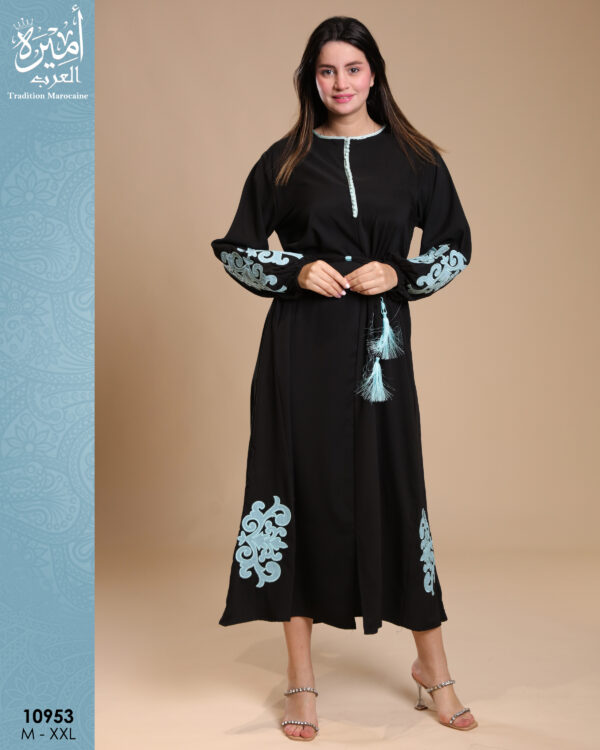 Amira 10953 f Women's Moroccan Jellaba – Elegant Longwear 10953