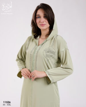 Amira 11526 b Women's Moroccan Jellaba – Elegant Longwear 11526