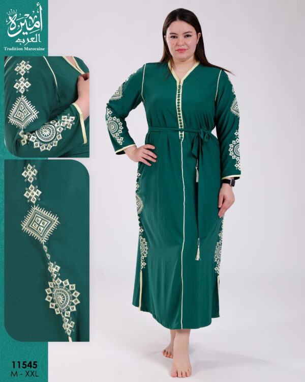 Amira 11545 a Women's Moroccan Jellaba – Elegant Longwear 11545