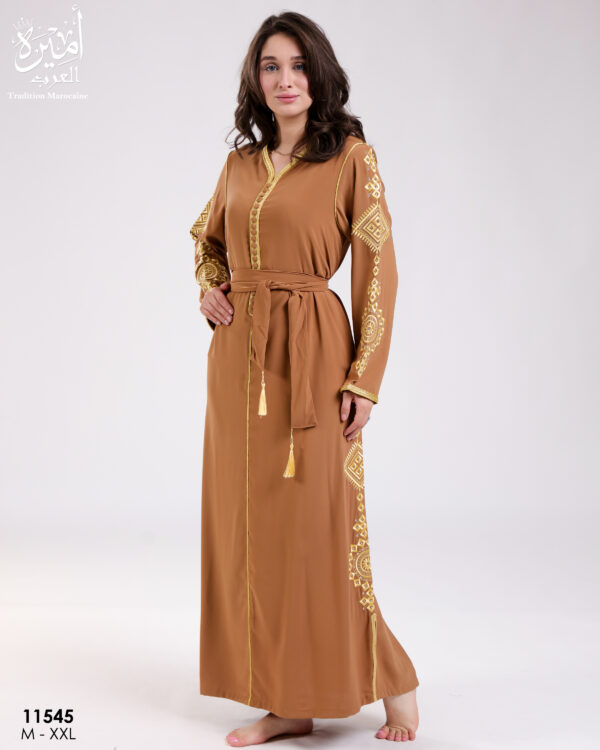 Amira 11545 g Women's Moroccan Jellaba – Elegant Longwear 11545