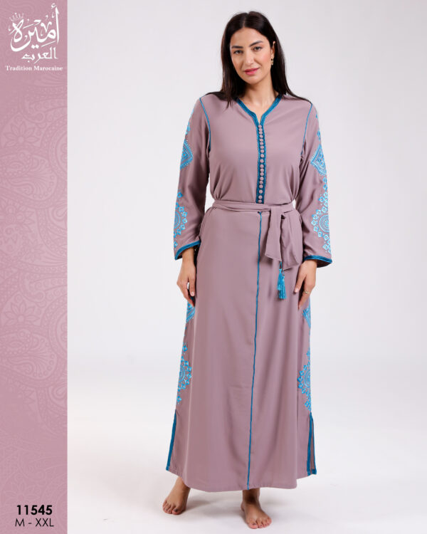 Amira 11545 h Women's Moroccan Jellaba – Elegant Longwear 11545