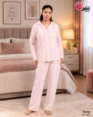 Rose Miss Pyjama – Réf 00488 – Rose