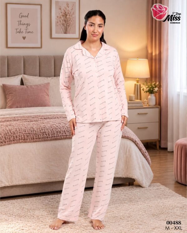 Rose Miss Pyjama – Réf 00488 – Rose