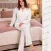 Rose Miss Pyjama – Réf 00488 – Gris chiné clair