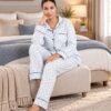 Rose Miss Pyjama – Réf 00528 – Bleu ciel