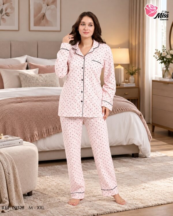 Rose Miss Pyjama – Réf 00528 – Rose