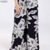 Angela Lodi Pantalon d'intérieur large imprimé – Réf 18606 – Noir