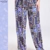 Angela Lodi Pantalon d'intérieur imprimé ethnique – Réf 18687 – Bleu