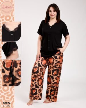 Antônia Pyjama – Réf 00074 – Noir
