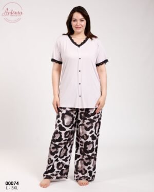Antônia Pyjama – Réf 00074 – Gris clair