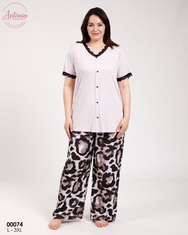 Antônia Pyjama – Réf 00074 – Gris clair
