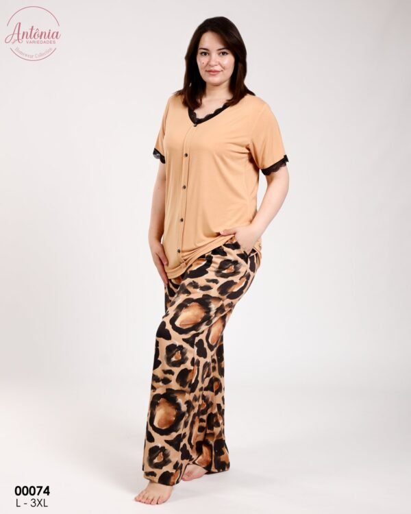 Antônia Pyjama – Réf 00074 – Camel