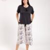 Antônia Pyjama pantacourt – Réf 00312 – Noir