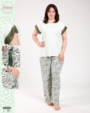 Antônia Pyjama – Réf 00450 – Vert kaki