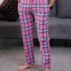 Axis Pantalon de pyjama homme à carreaux – Réf 17621 – Rose