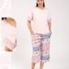 Chichi Pyjama pantacourt – Réf 00114 – Rose