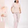 Coco Cotton Pyjama – Réf 00230 – Beige
