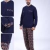 Enzo Salvatore Pyjama homme – Réf 16927 – Bleu marine
