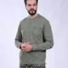 Enzo Salvatore Pyjama homme – Réf 16927 – Vert kaki