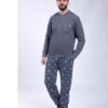 Enzo Salvatore Pyjama homme – Réf 16927 – Gris anthracite