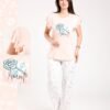 Flora Mode Pyjama – Réf 00039 – Pêche Flora Mode Pyjama – Réf 00039 – Pêche