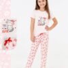 Flora Mode Pyjama enfant – Réf 00134 – Rose