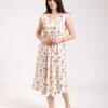 Flora Mode Chemise de nuit – Réf 00138 – Pêche