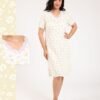 Flora Mode Chemise de nuit – Réf 00391 – Écru