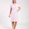 Flora Mode Chemise de nuit – Réf 00398 – Rose