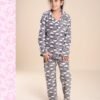 Flora Mode Pyjama enfant polaire – Réf 12897 – Gris