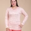 Flora Mode Pyjama fleuri – Réf 14831 – Rose corail