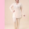 Flora Mode Pyjama dentelle – Réf 15414 – Écru