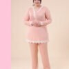 Flora Mode Pyjama dentelle – Réf 15414 – Pêche