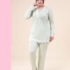 Flora Mode Pyjama dentelle – Réf 15414 – Vert d'eau